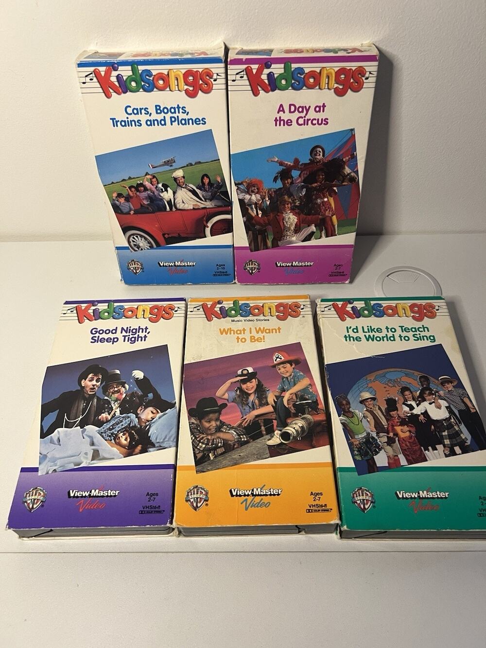 Vintage Kidsongs Music Video Stories Lot Of 5 VHS Good Night, Sleep Tight